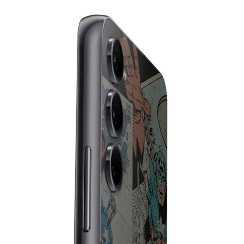 Marvel Classic Comics Captain America Vintage Galaxy A54 5G Skin